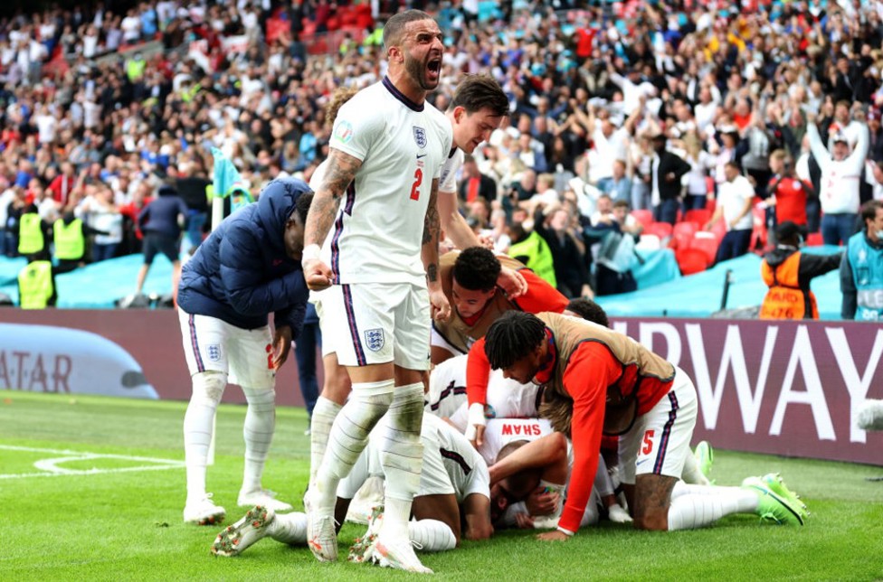POTÊNCIA: Tem sido um torneio inesquecível para Kyle Walker e Inglaterra