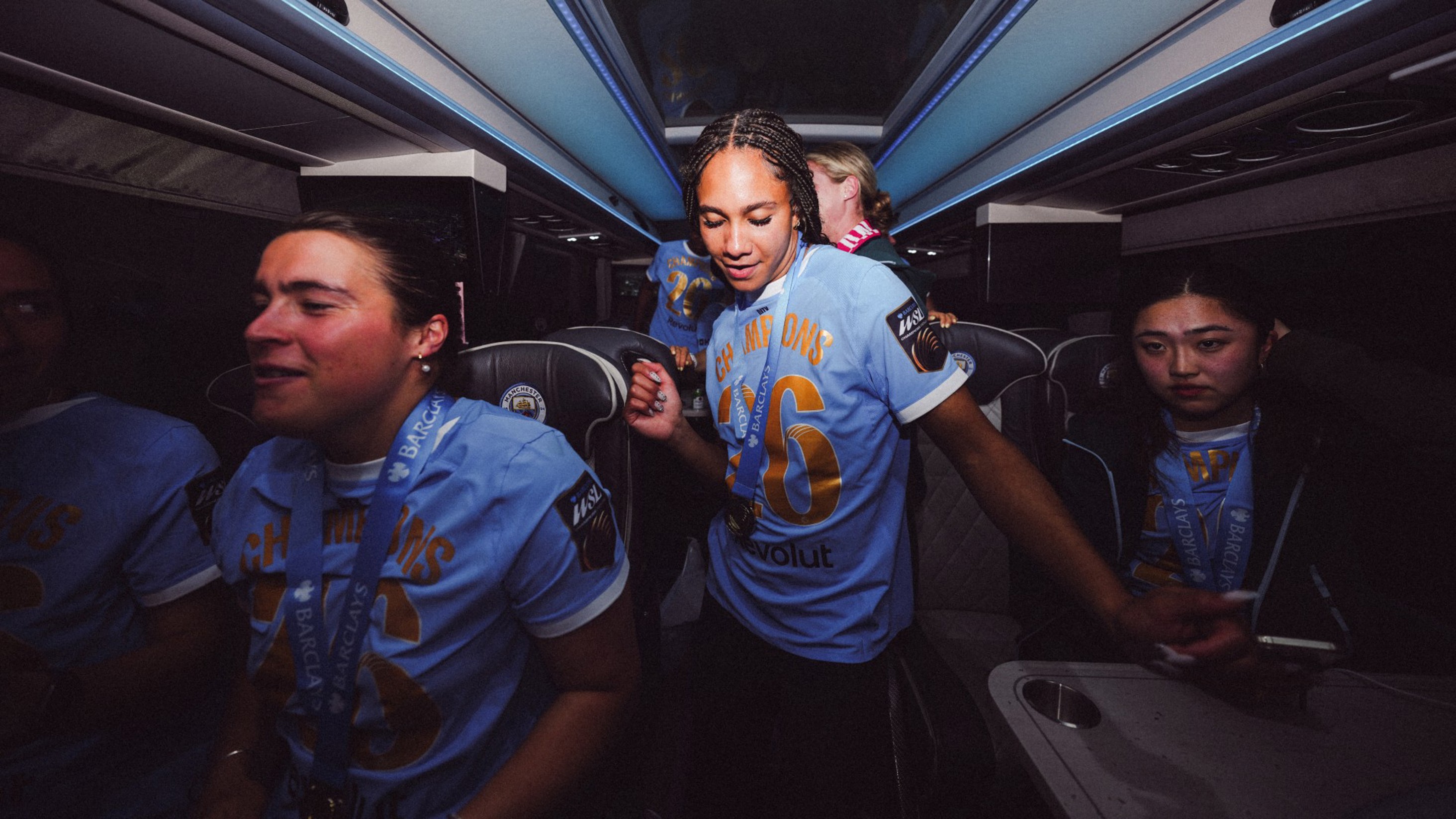 Wsl Bus Gallery: City bring the WSL title back to Manchester!