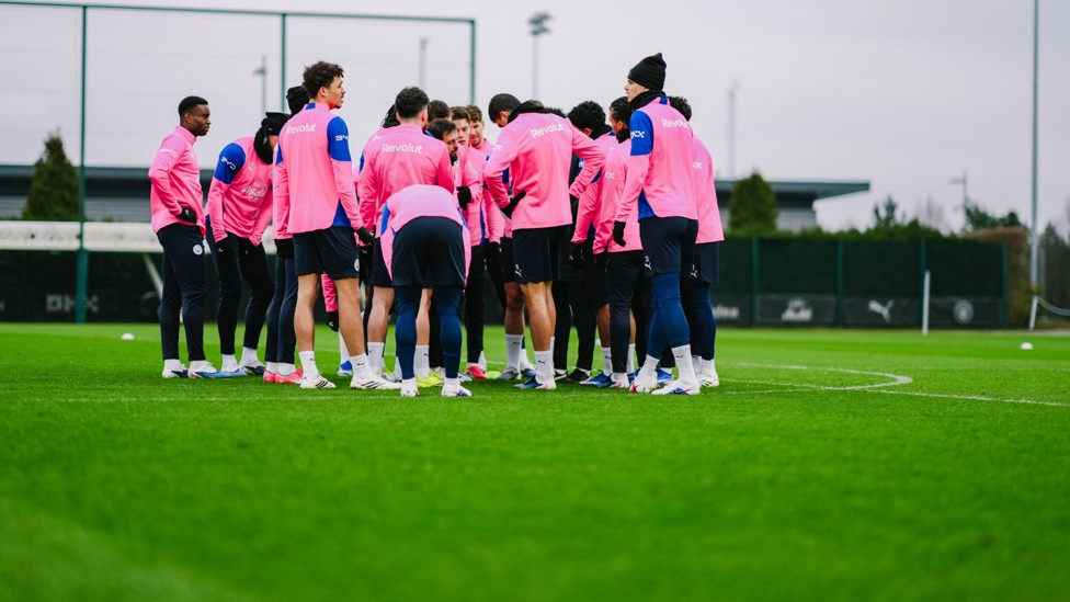 TEAM TALK : The squad gets ready for another big clash