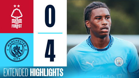 Extended highlights: Nottingham Forest U18s 0-4 City U18s