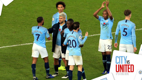 DEMOLITION DERBY: Fernandinho has praised City's performance in the Manchester derby