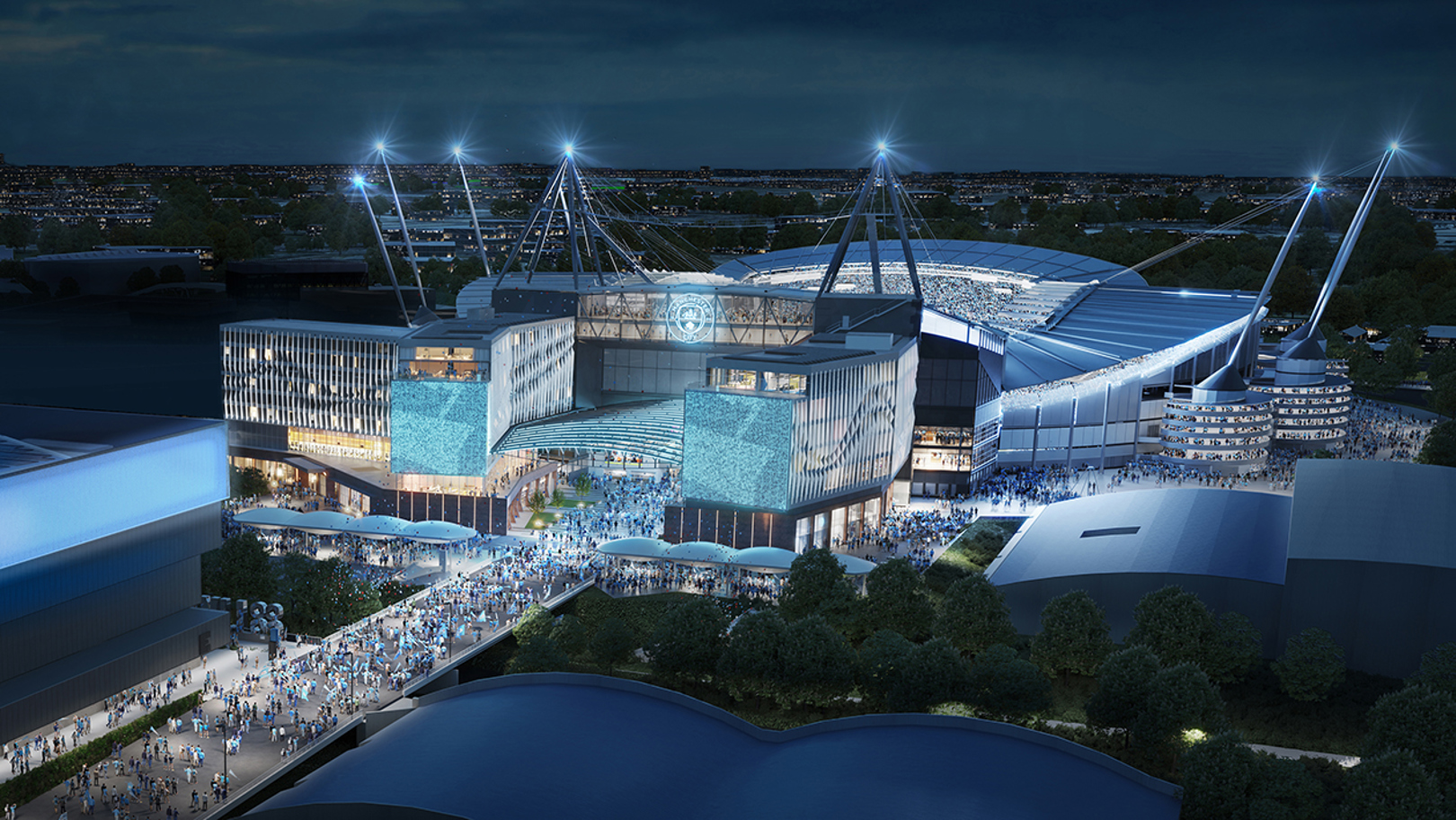 Manchester City submits planning application for entertainment destination  at the Etihad Stadium