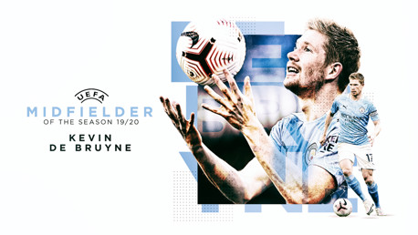De Bruyne named UEFA Midfielder of the Season 