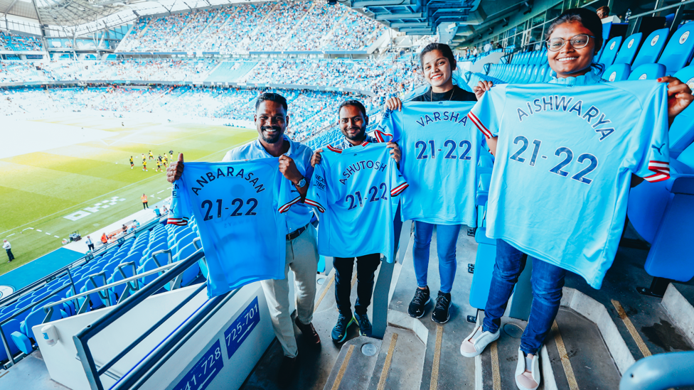 MATCHDAY : The Young Leaders experience their first match at the Etihad Stadium – a convincing 4-0 win for City!