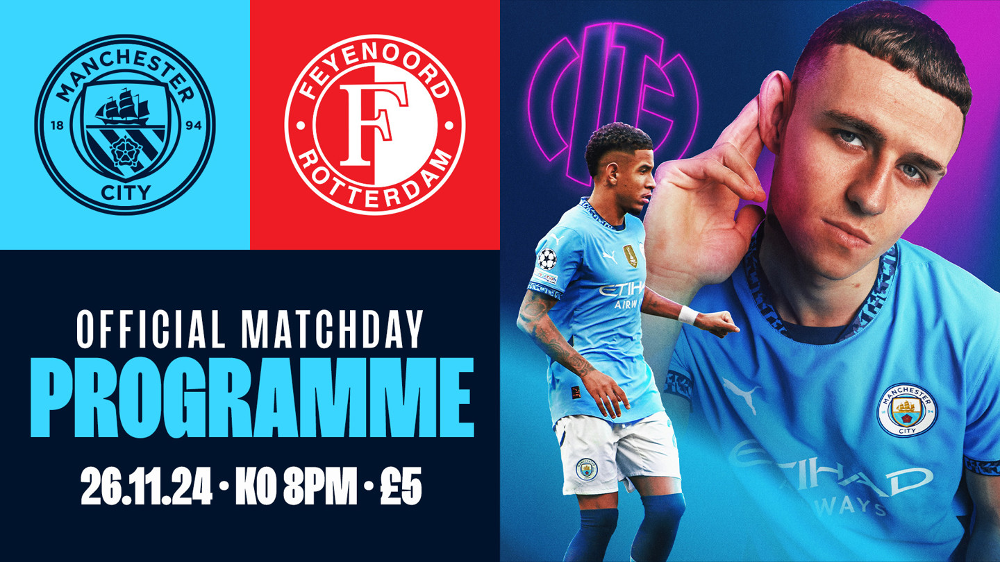 Kdb First Interview City v Feyenoord programme: Foden focus, Pep signs, Rodri returns and ...