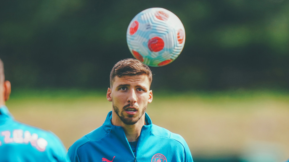 HEAD BOY: Ruben Dias is a study in concentration