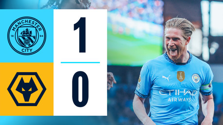 Brief highlights: City 1-0 Wolves