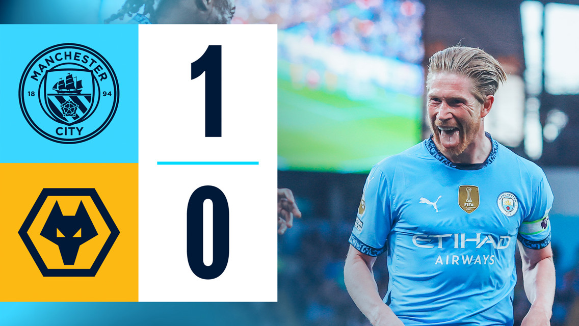 Brief highlights: City 1-0 Wolves