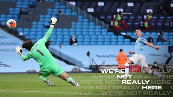 CLINICAL: Foden rifles past Alisson to make it 3-0.