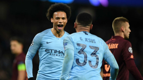 FRIENDS REUNITED: Leroy Sane will be up against his former club Schalke in the Champions League
