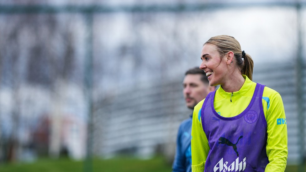 ALL SMILES : Roord enjoying the morning session