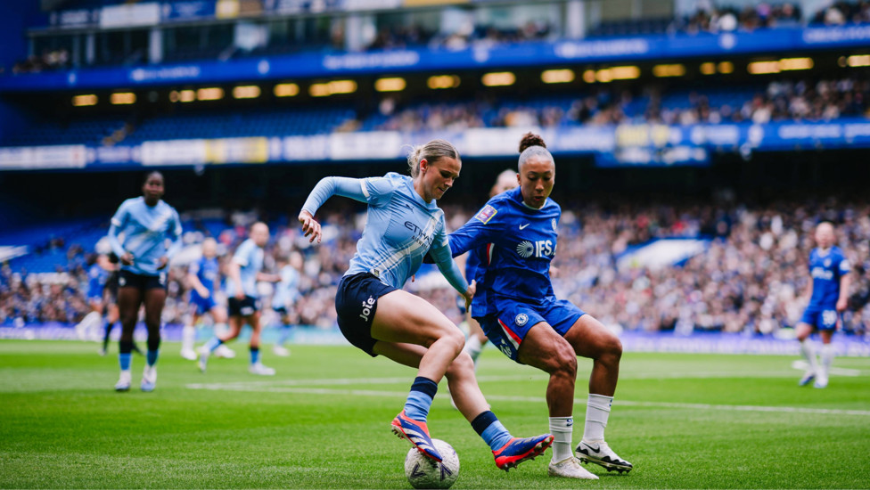 Casparij cuts back : Kerstin Casparij pushing to get an attack going
