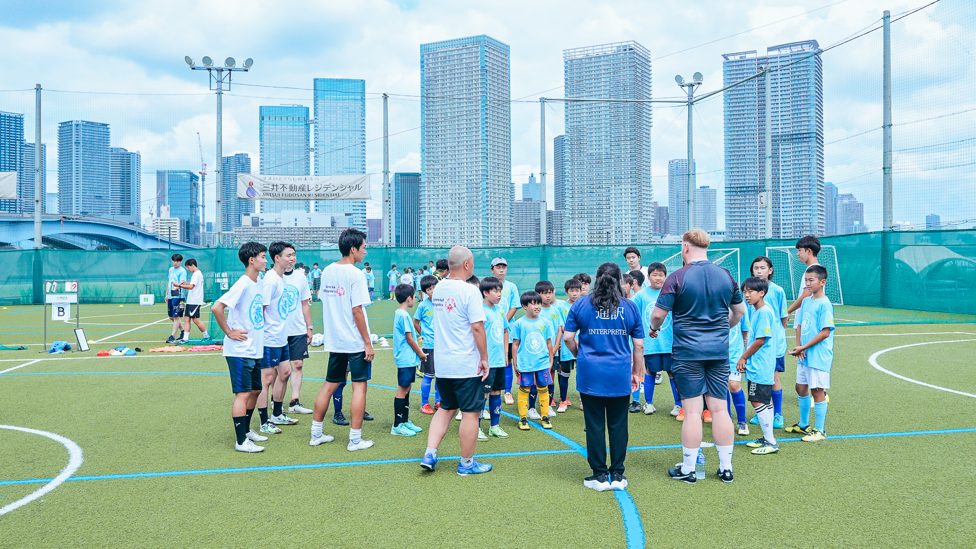 SKY'S THE LIMIT: The Tokyo skyline formed a spectacular backdrop to the festival.