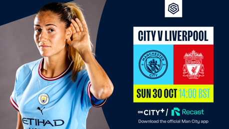 Watch City v Liverpool live on CITY+ and Recast