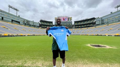 Wright-Phillips: City excited to make history at Lambeau Field