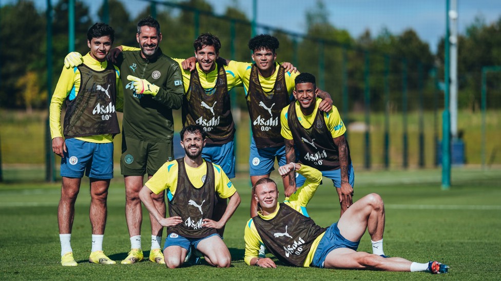 Winners take all: The customary celebration shot