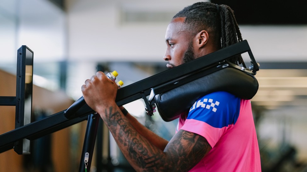 WORKING HARD : Antoine Semenyo going through his set