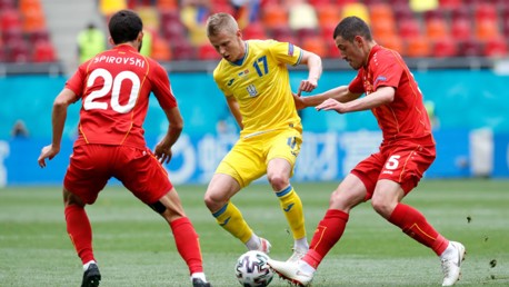 우크라이나의 유로 2020 첫 승에 도움을 준 진첸코