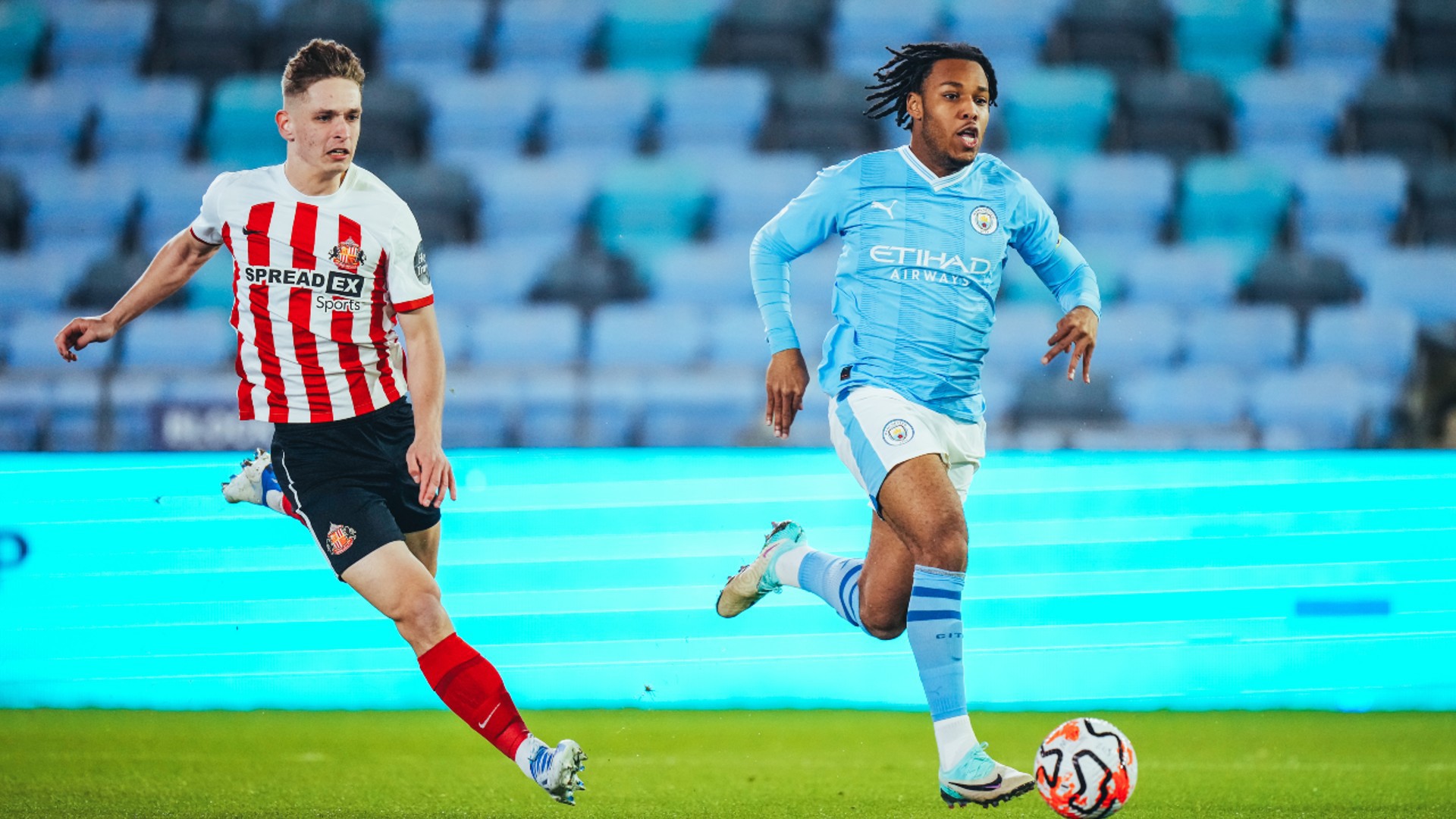 LEADING MAN: Skipper Micah Hamilton drives forward.