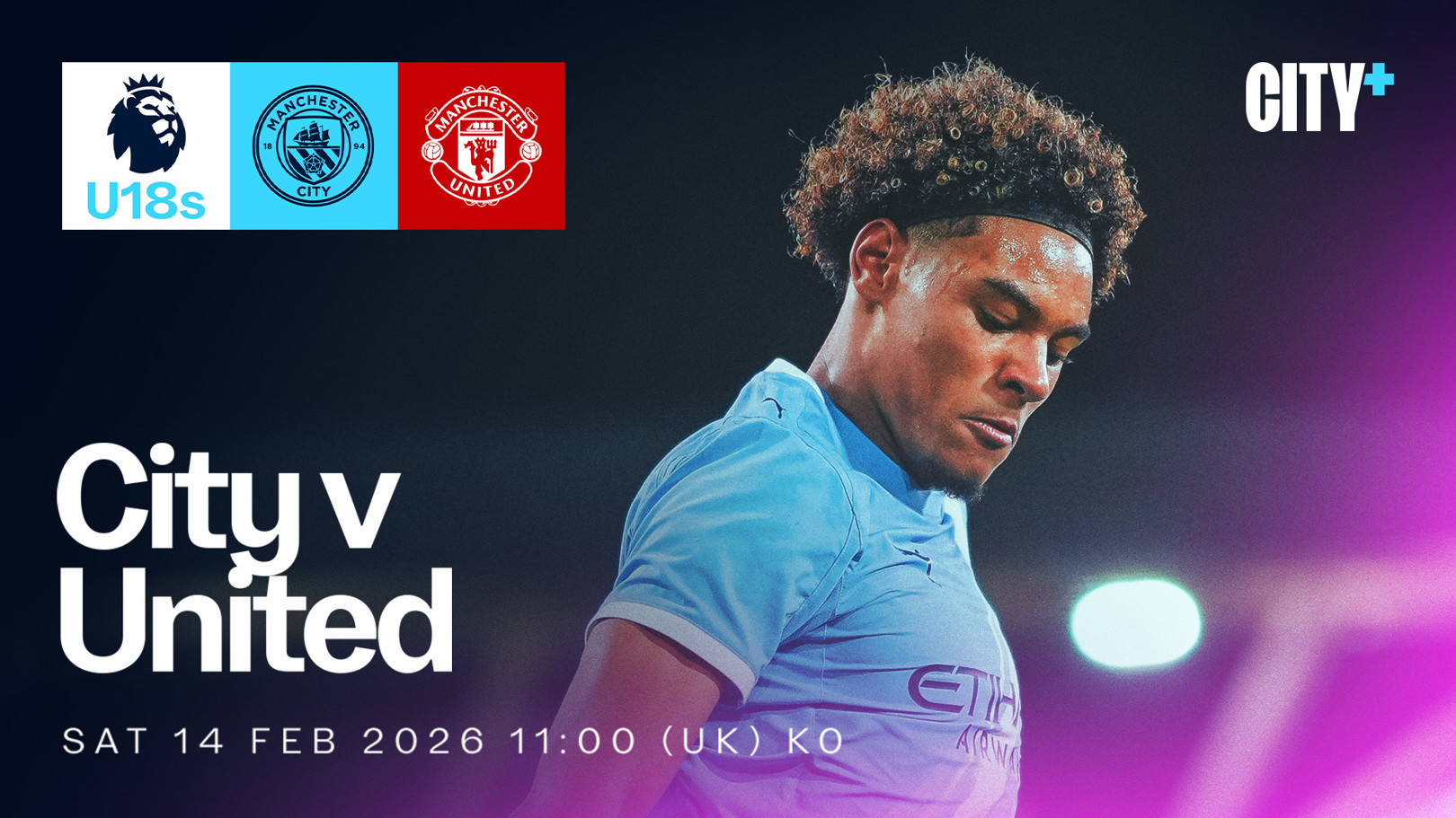 Watch City's U18s Premier League North clash with Manchester United live on CITY+