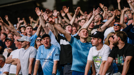 LOUD AND PROUD: Superb support!