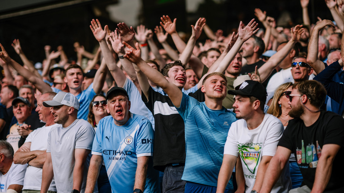 LOUD AND PROUD: Superb support!