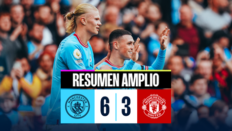 City 6-3 United: resumen clásico