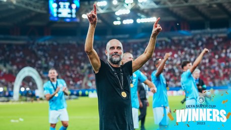 Proud Pep hails City's UEFA Super Cup success