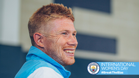 De Bruyne on IWD: We can all contribute to a more equal world