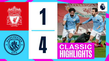 Classic highlights: Liverpool 1-4 City - 2021