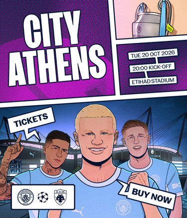 City v AEK Athens Now On Sale