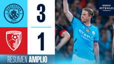 City 3-1 Bournemouth: resumen amplio