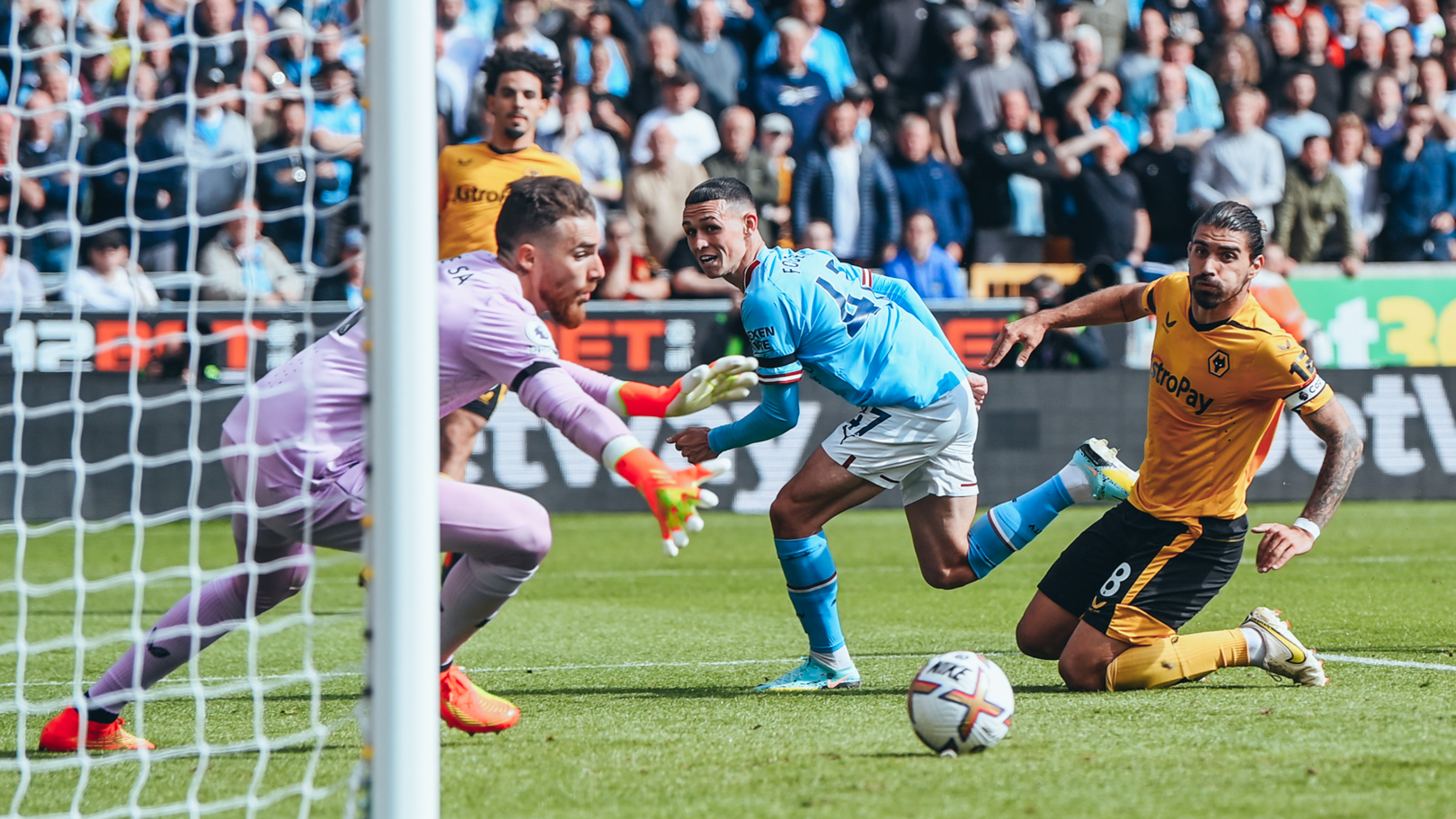 Wolves 0-3 City: Stats of the match