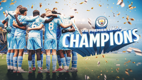 City become first team to win Under-18 Premier League National title three times in a row
