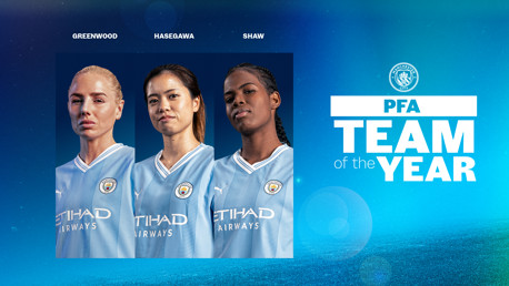 Tres jugadoras del City en el Equipo del Año de la PFA