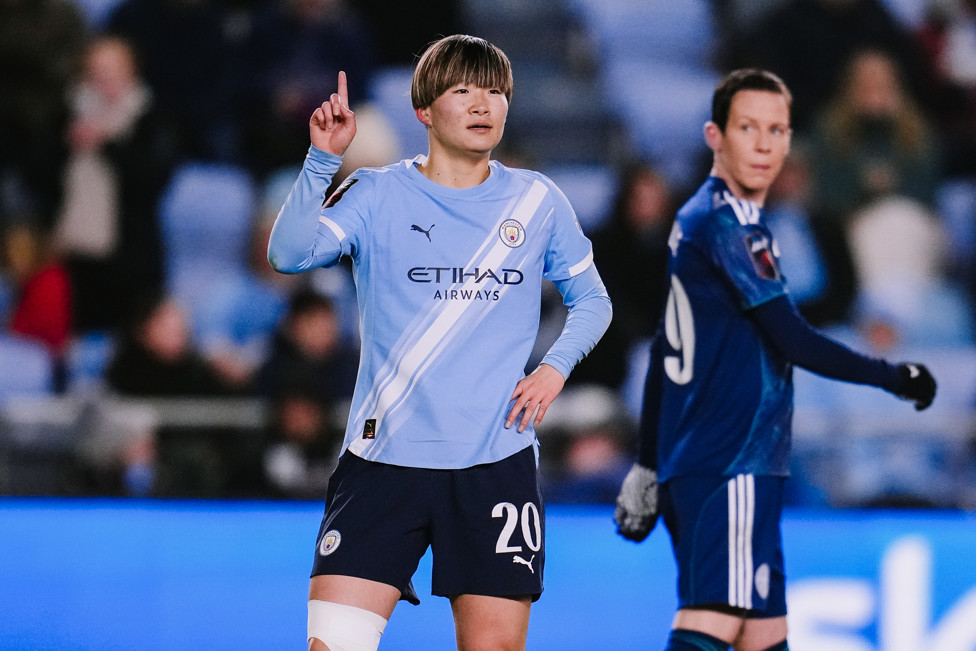 HIT FOR SIX : Aoba Fujino completes the scoring