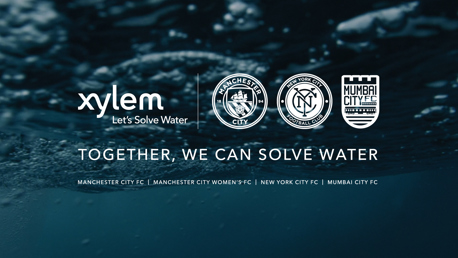 City extend partnership with Xylem to tackle global water challenges