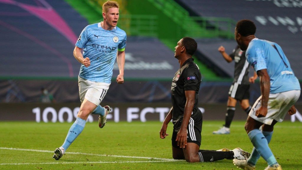 De Bruyne lọt vào danh sách 3 cầu thủ xuất sắc của UEFA 2019/20
