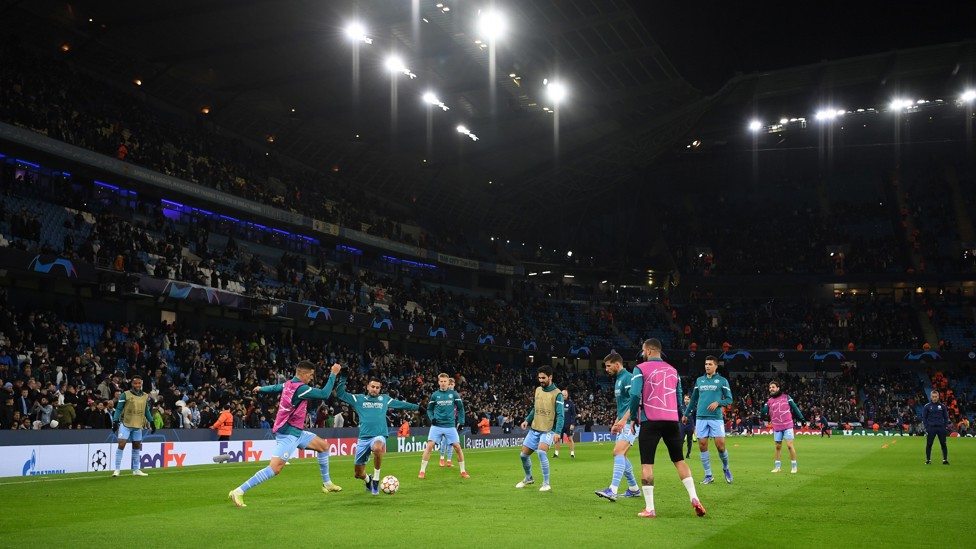 BONJOUR : Getting the prep in before a huge European clash v PSG