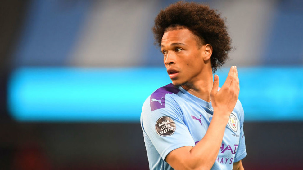 PERPISAHAN: Penampilan terakhir Leroy bersama City adalah sebagai pemain pengganti saat melawan Burnley bulan lalu