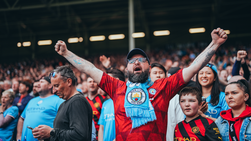 LOUD AND PROUD : Top of the league!