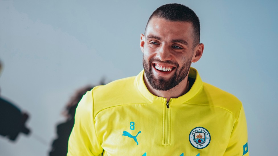 HE SCORES GOALS : Mateo Kovacic is a happy man!