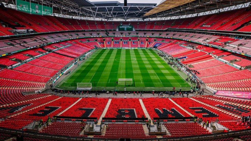 ETIHAD SOUTH : Back at Wembley for another Carabao Cup final!