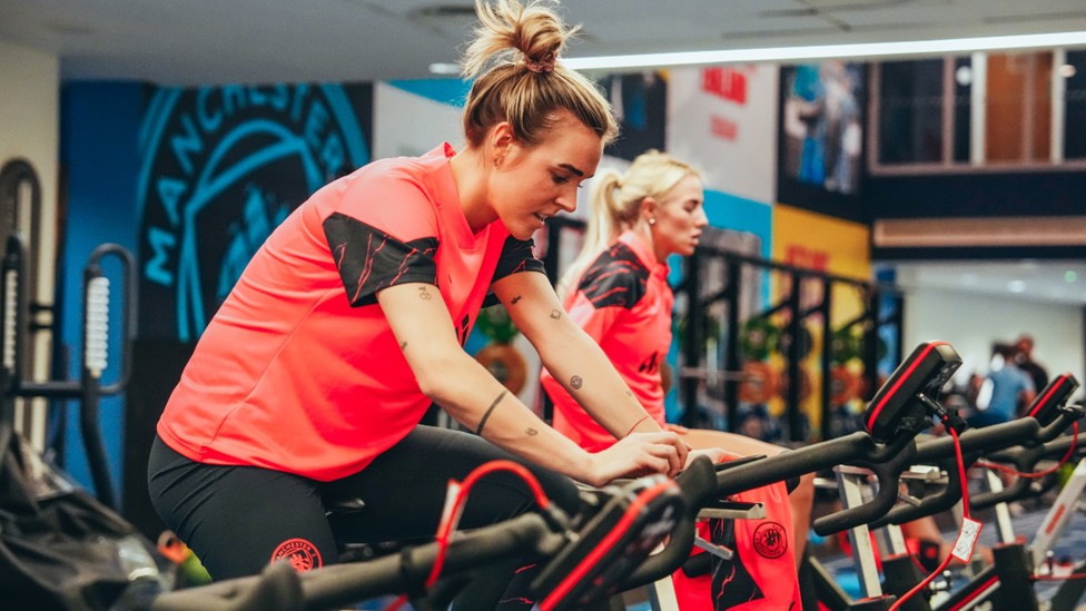 ACTION STATIONS: Jill Roord puts in the hard yards.