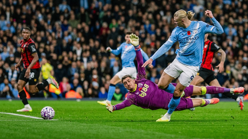 HIM AGAIN : Erling strokes us back ahead!