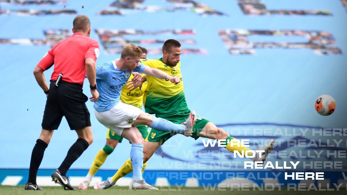 GOAL: KDB finds the top corner.