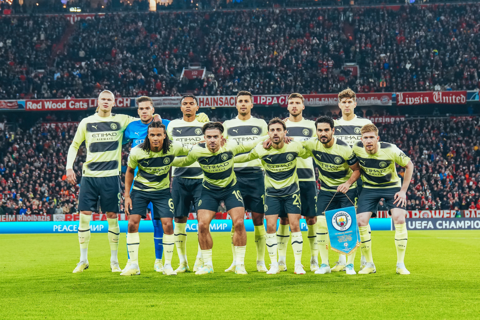 MANCHESTER CITY X BAYERN, CHAMPIONS LEAGUE 2022 / 2023, 1º) JOGO QUARTAS  DE FINAL