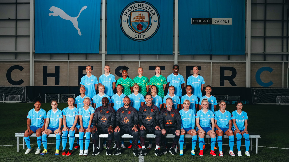 La sesión de fotografías oficial del Manchester City Women de la temporada 2023/2024