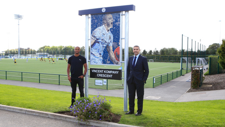 TRIBUTE: Kompany has been honoured by the Club for his 11-year spell at City