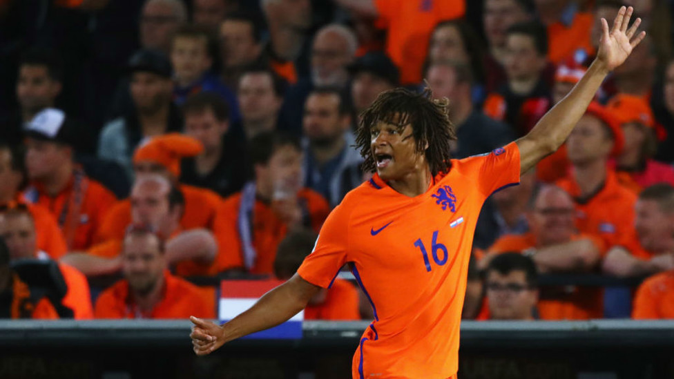  : DUTCH DELIGHT: Nathan Ake also made his senior Holland debut in 2017